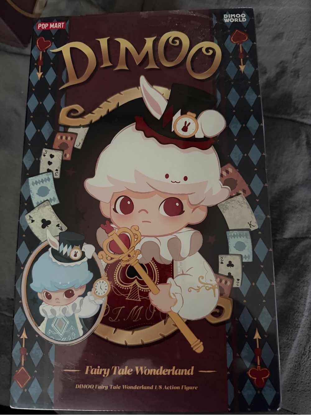 DIMOO Fairy Tale Wonderland Vinyl Figure - Maroon or Blue. Blind box.